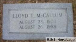 Lloyd T Mccallum