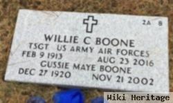 Willie C Boone