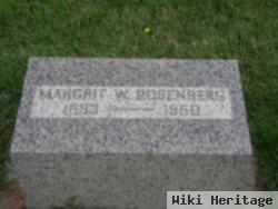 Margaret W "margrit" Rosenberg