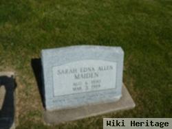 Sarah Edna Allen Maiden