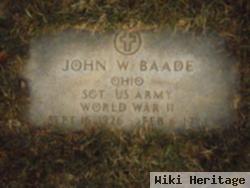 John W Baade