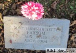 Mary Elizabeth "betty" Earsom