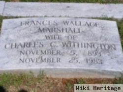 Frances Wallace Marshall Withington