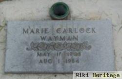 Marie Carlock Wayman