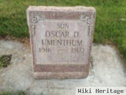 Oscar D Umenthum