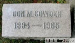 Don M Cowden