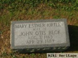 Mary Esther Kirtley Beck