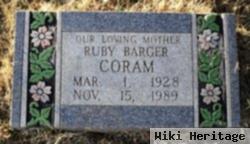 Ruby Barger Coram