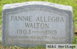 Fannie Allegra Walton