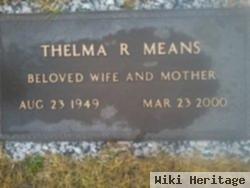 Thelma R. Means