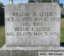 Bessie F Jenness Leslie