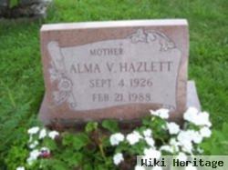 Alma V. Hazlett