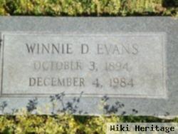 Winnie D Evans