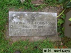 Donald J Robinson