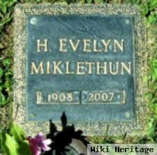 H. Evelyn Miklethun