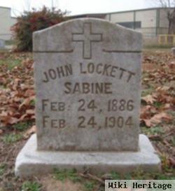 John Lockett Sabine