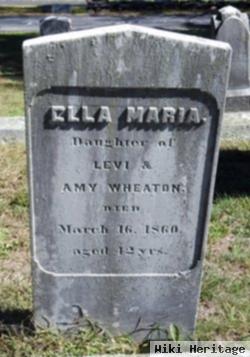 Ella Maria Wheaton