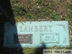 Arthur Wellington "jack" Lambert