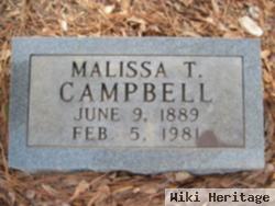 Malissa T Campbell