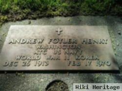 Andrew Foyler Henry