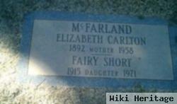 Fairy Short Mcfarland