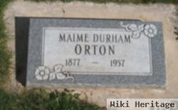 Maime Durham Orton