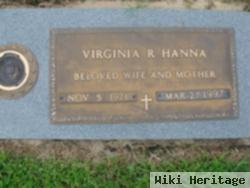 Virginia R Hanna