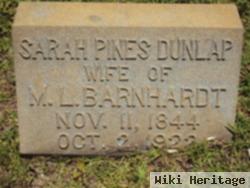 Sarah Pines "sally" Dunlap Barnhardt