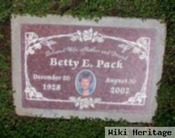 Betty E Pack