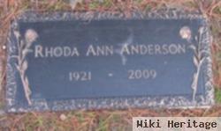 Rhoda Ann Anderson