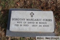 Dorothy Margaret Forbis Behen