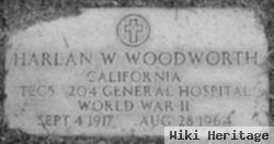 Harlan W Woodworth