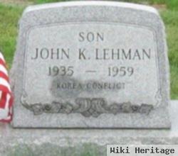 John K Lehman