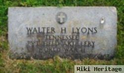 Walter H Lyons