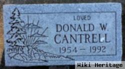 Donald W Cantrell