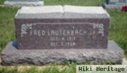 Friedrich Conrad "fred" Lauterbach, Jr