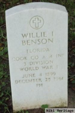 Willie I Benson