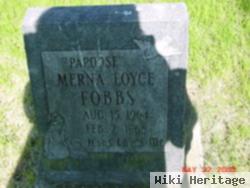 Merna Loyce "papoose" Fobbs