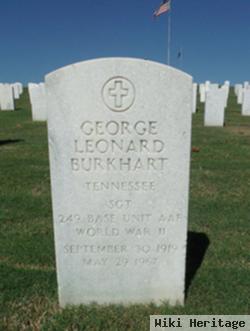 Sgt George Leonard Burkhart