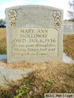 Mary Ann Credle Holloway