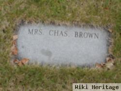 Mrs Charles Brown