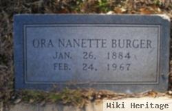 Ora Nannette Kister Burger