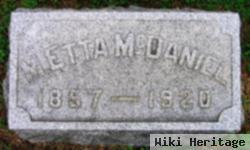 M Etta Mcdaniel