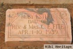 Ruby Ester Fite