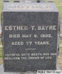 Esther T Sayre