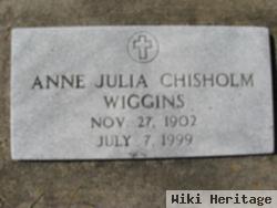 Anne Julia Chisholm Wiggins