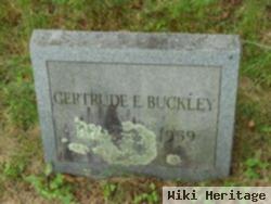 Gertrude E Buckley