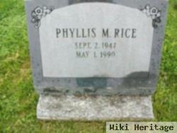 Phyllis M. Silva Rice