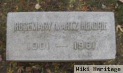 Rosemary Martz Hendrie