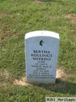 Bertha Elizabeth Rollings Watkins